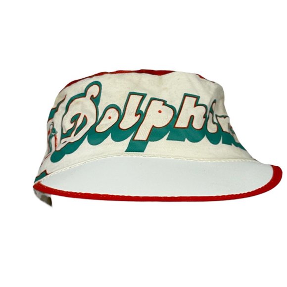 Vintage Miami Dolphins Painters Cap NFL Football Flat Top Baseball size M/L USA - Picture 16 of 16